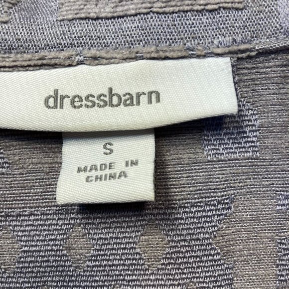 VINTAGE DRESSBARN BLAZER TEXTURED GRAY/ SILVER SIZE SMALL - Picture 8 of 9